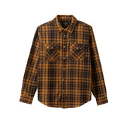Dark Seas Tanglewood Woven Flannel Shirt – Black/Brown