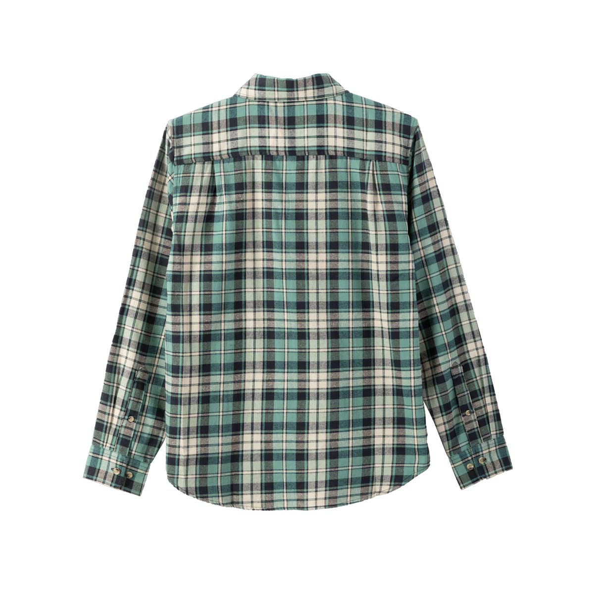 Dark Seas Tanglewood Woven Flannel Shirt – White/Blue