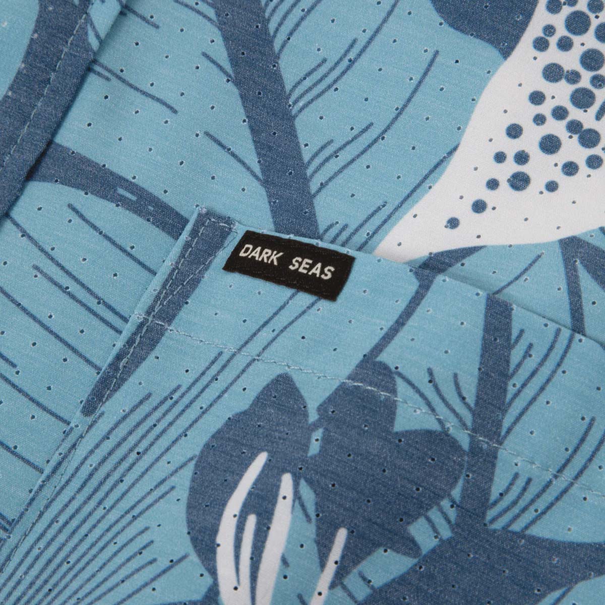 Dark Seas Webster Woven S/S Shirt – Blue
