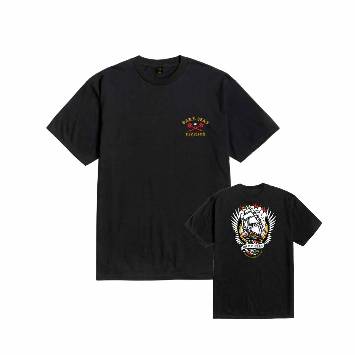 Dark Seas Worldwide S/S Stock Tee – Black