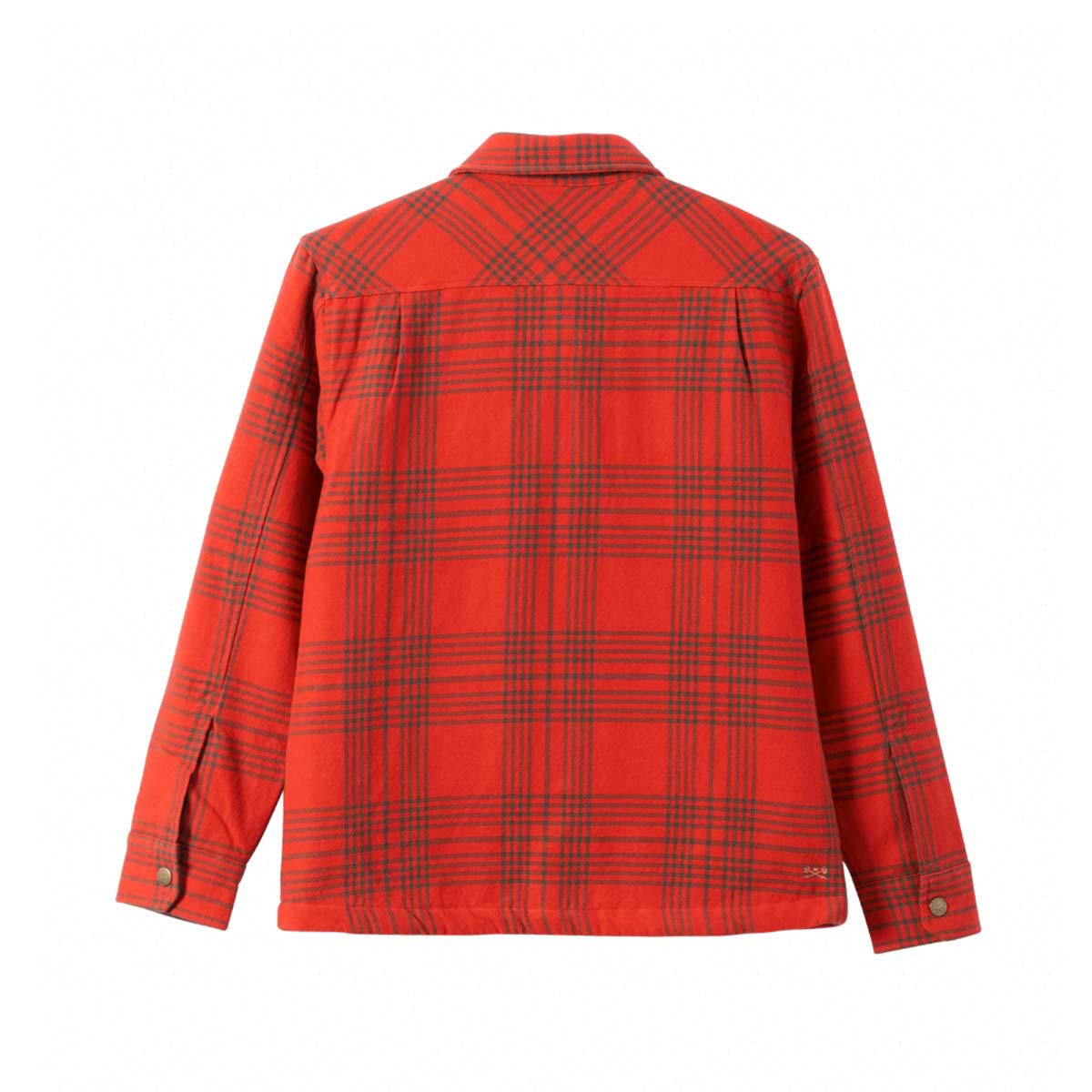 Dark Seas Zilker Woven Flannel Jacket – Red
