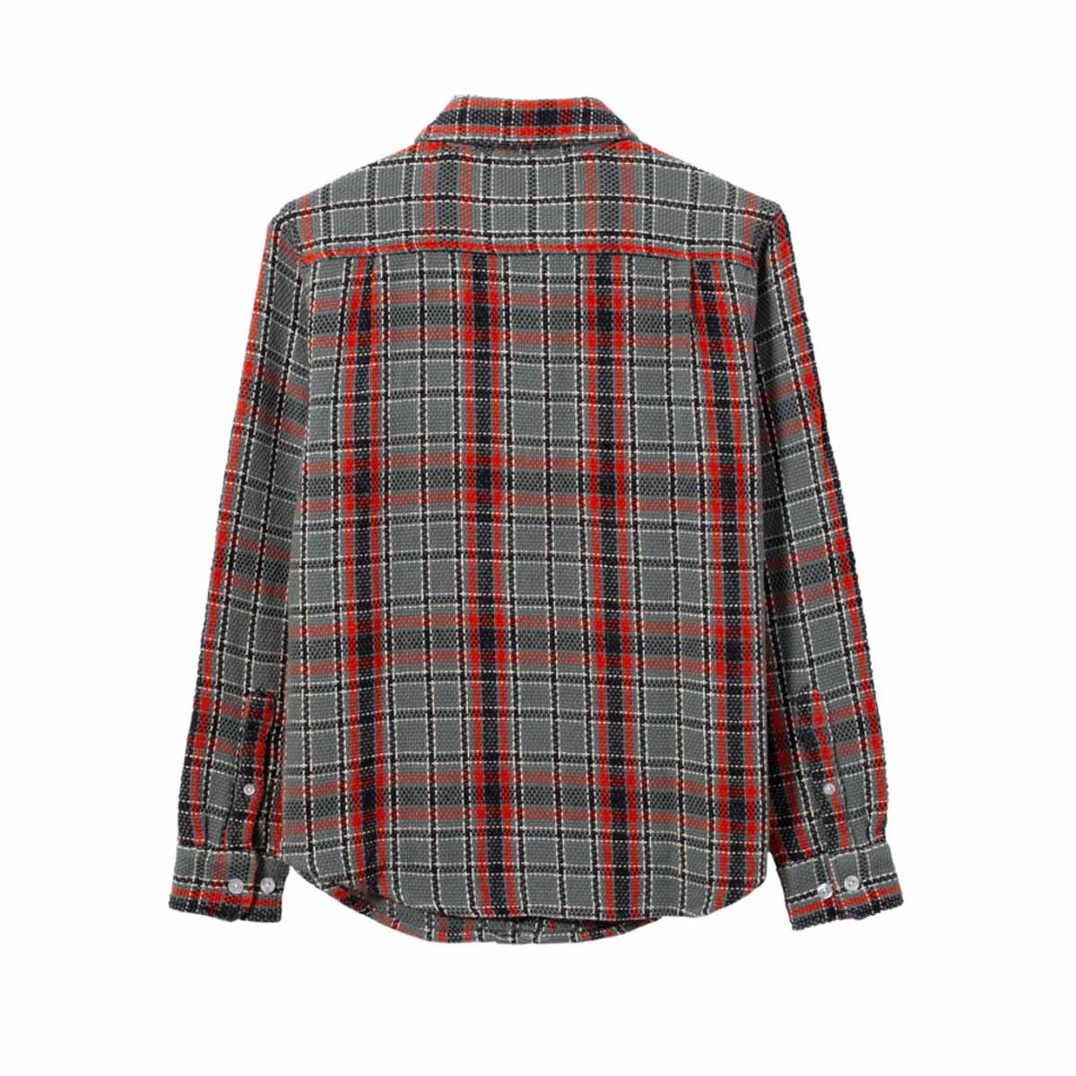 Dark Seas Elkhorn Woven Flannel Shirt – Blue