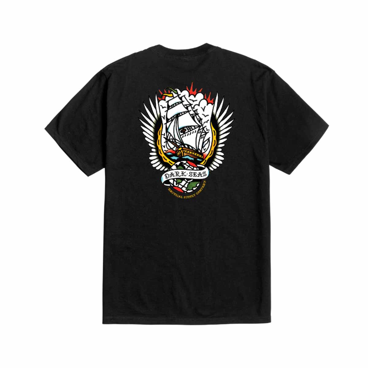 Dark Seas Worldwide S/S Stock Tee – Black