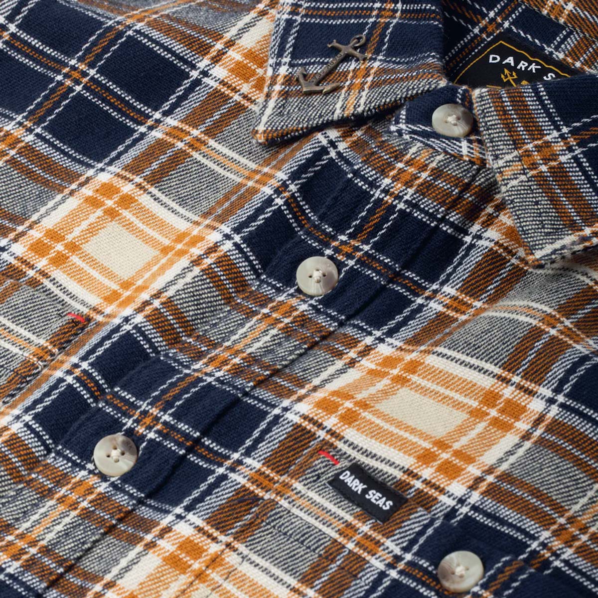 Dark Seas Cimmeron Woven Shirt – Navy