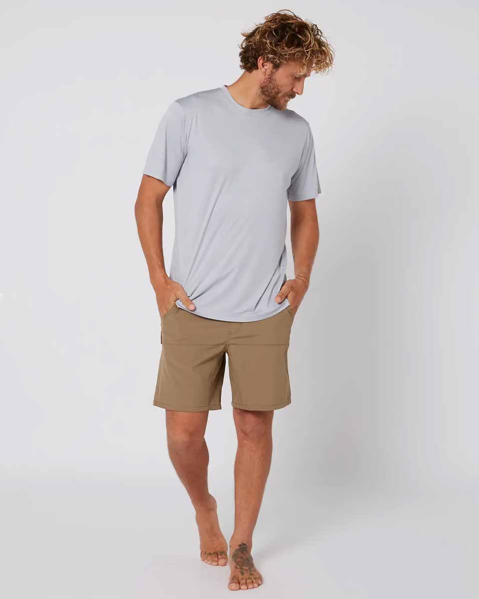 Follow All Day Shorts – Deep Taupe