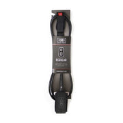 Ocean & Earth Regular 8ft Moulded Leash - Black