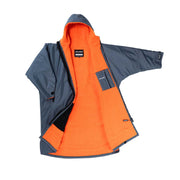 Dryrobe Advance Changing Robe Waterproof Jacket - Dark Grey Orange