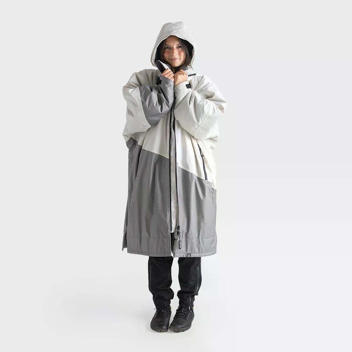 Dryrobe Advance Changing Robe Waterproof Jacket - Stone