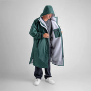 Dryrobe Advance Changing Robe Waterproof Jacket - Dark Green Grey