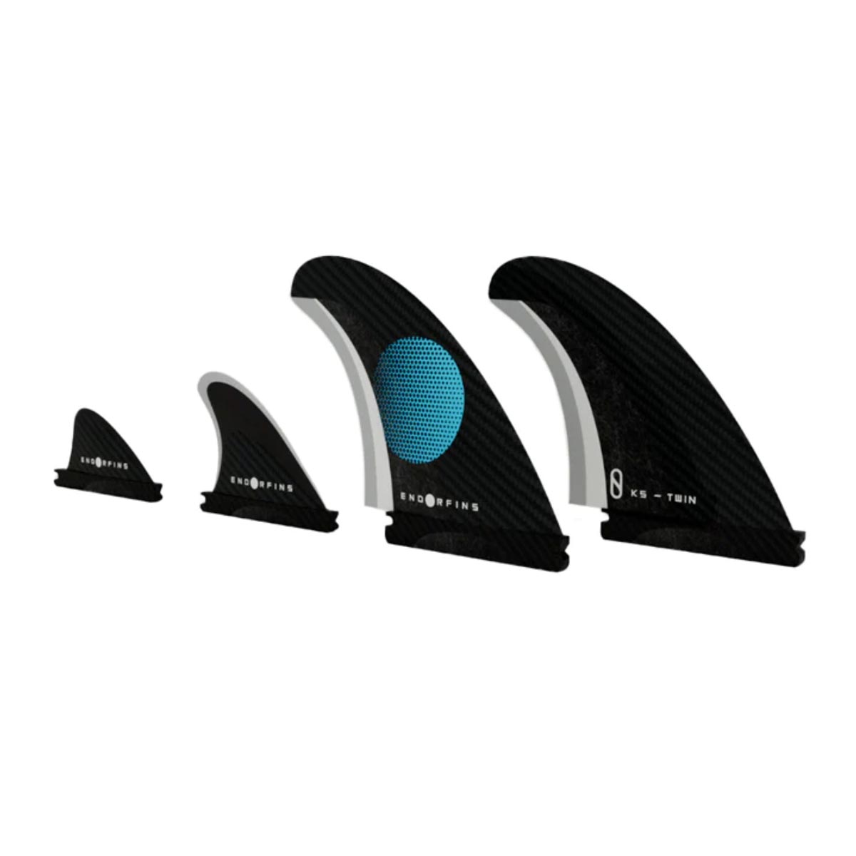 Endorfins Slater KS Twin + 2 Fin Single Tab 4 Fin Set
