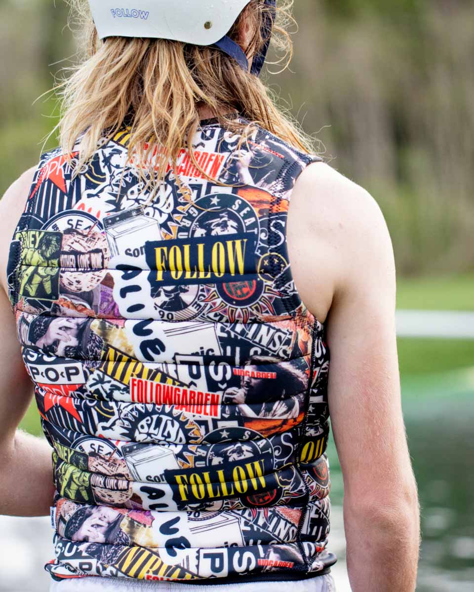 Follow Primary Heights Mens Impact Vest – Grunge