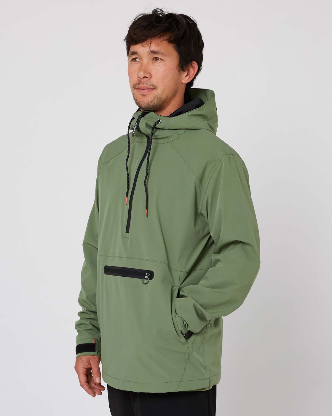 Follow Outer Spray Anorak Jacket – Olive