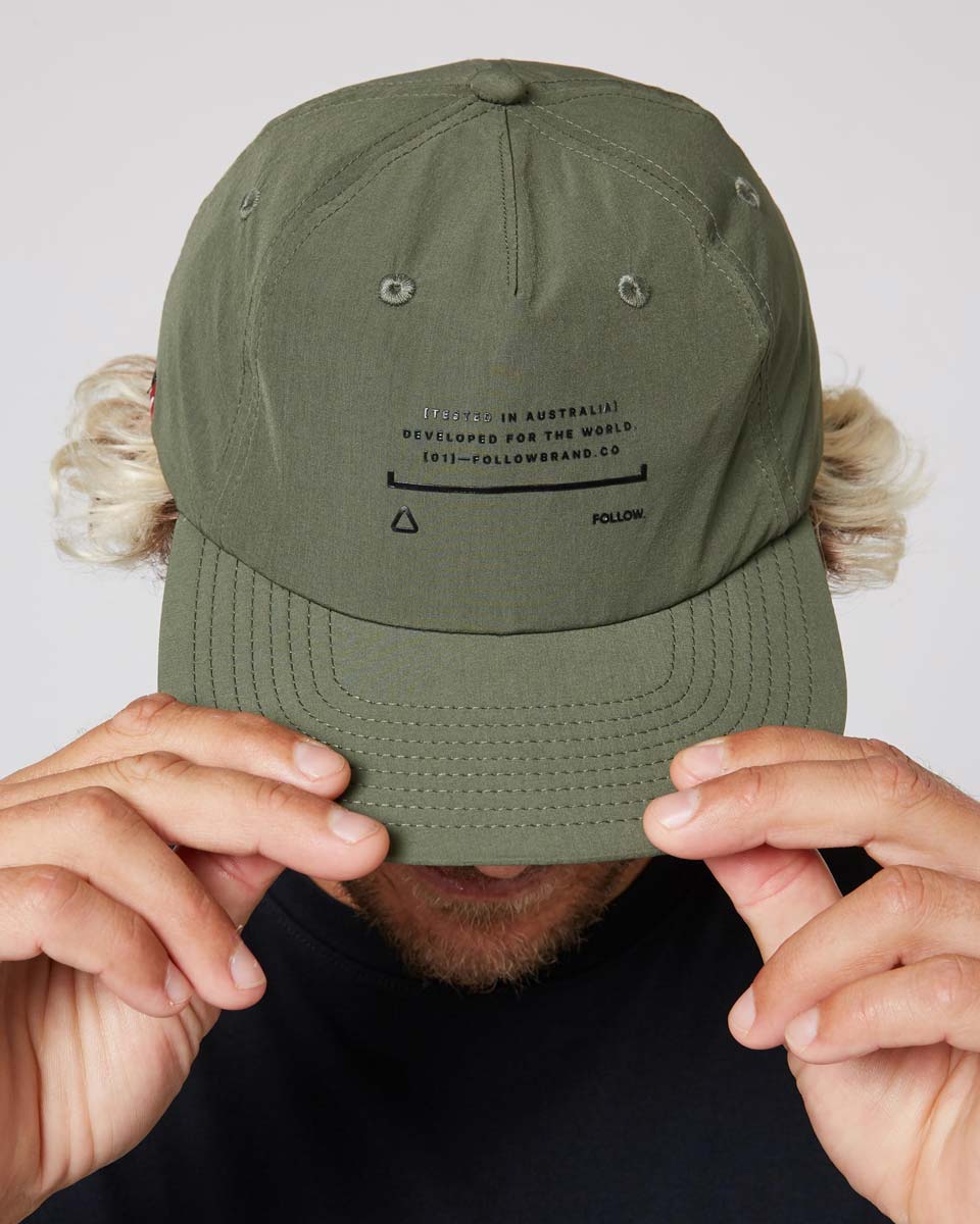 Follow Tested Cap – Olive