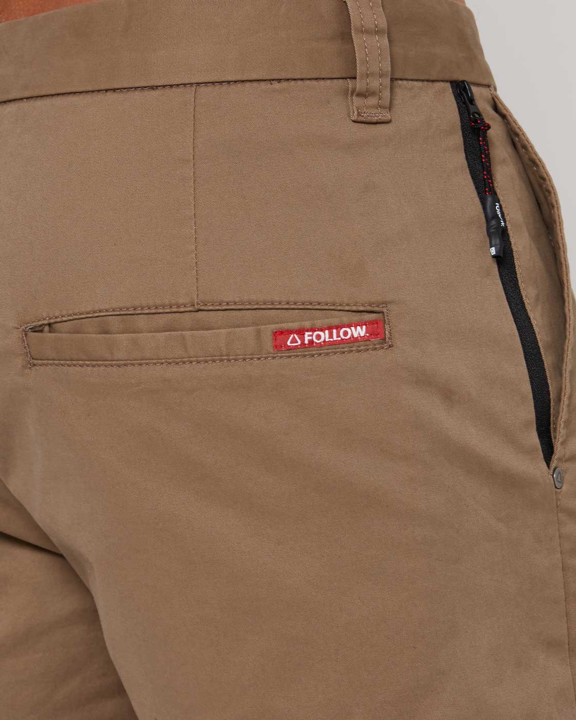 Follow Summer Chino Shorts – Khaki