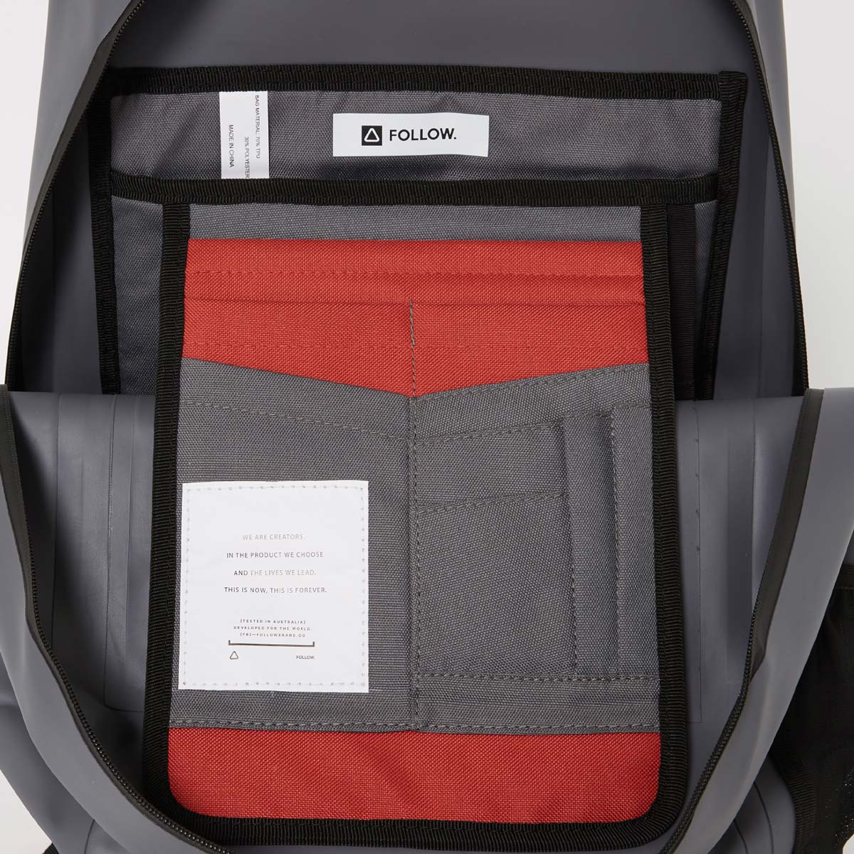 Follow Life Backpack – 20L / Charcoal