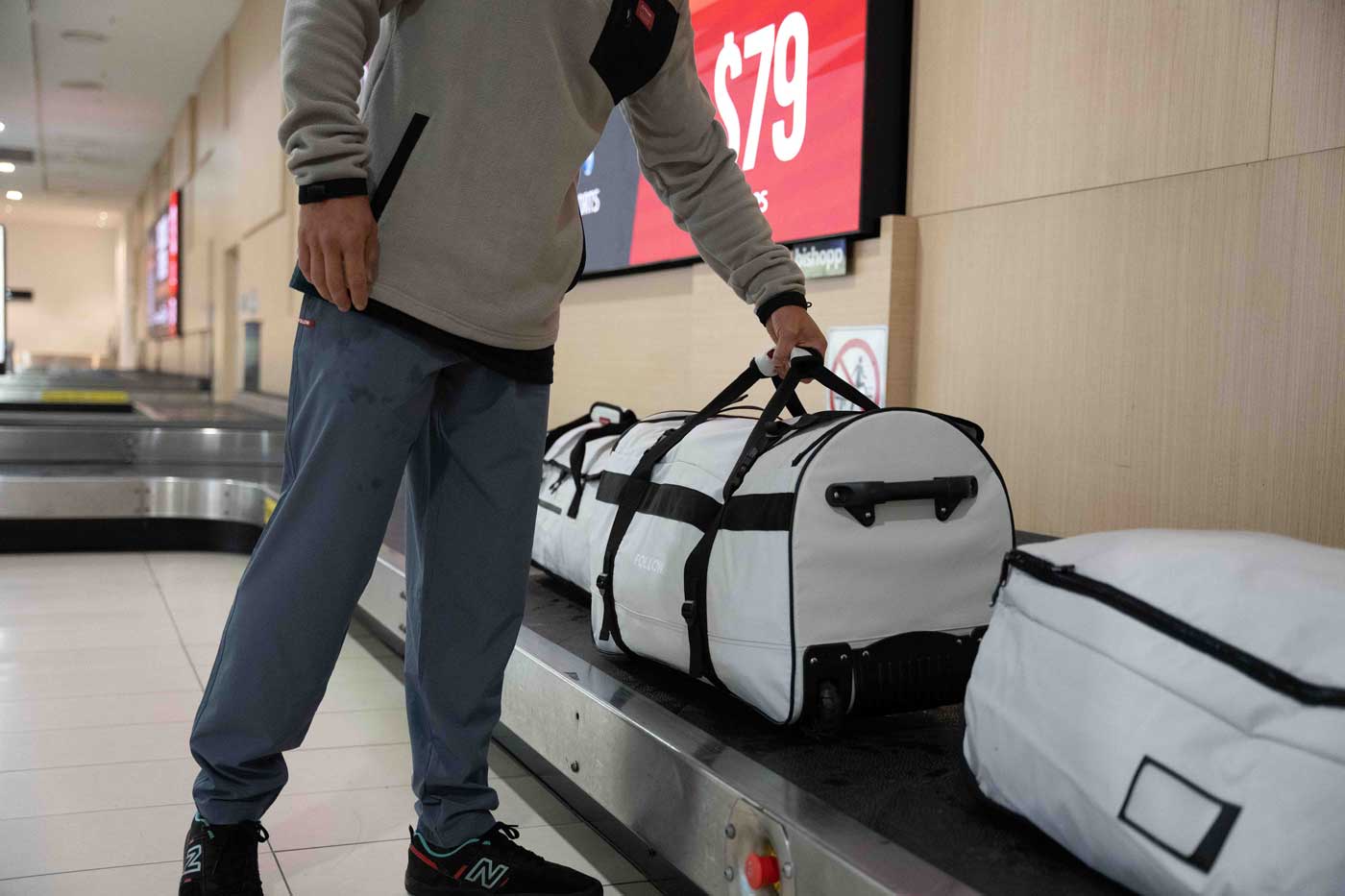 Follow Life Gear Bag 80L – Light Grey