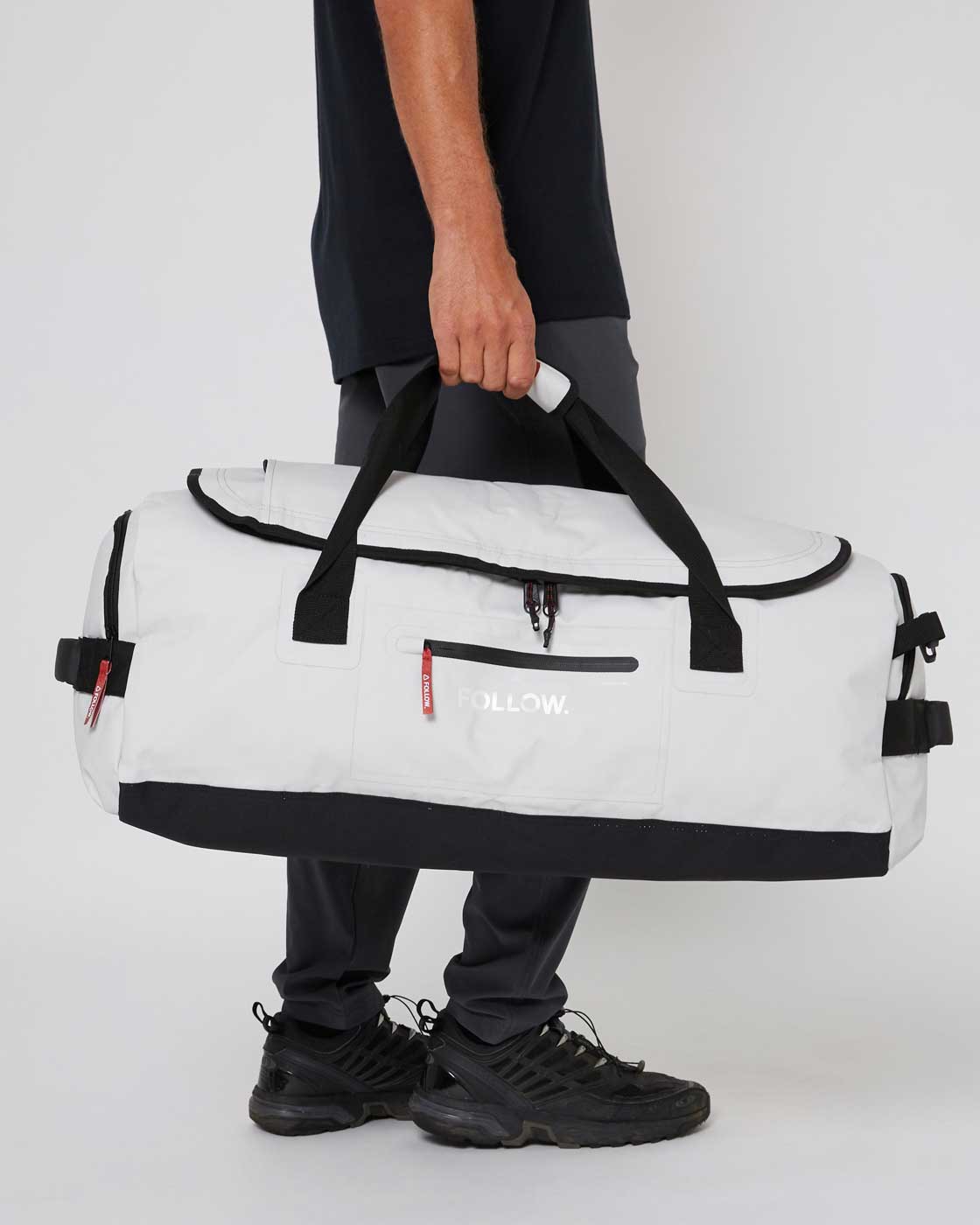 Follow Life Duffel Bag 50L – Light Grey