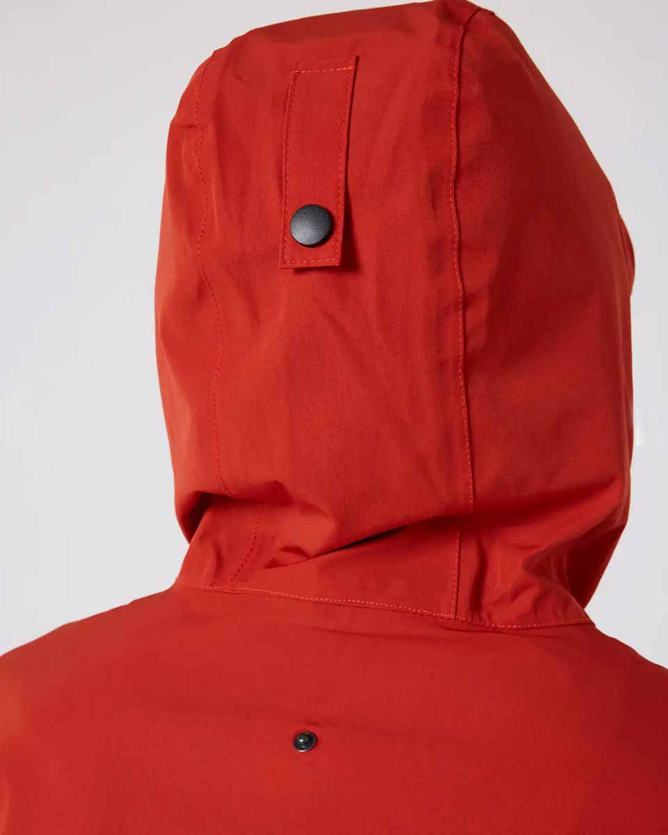 Follow Layer Outer Spray Anorak Jacket - Dirty Red