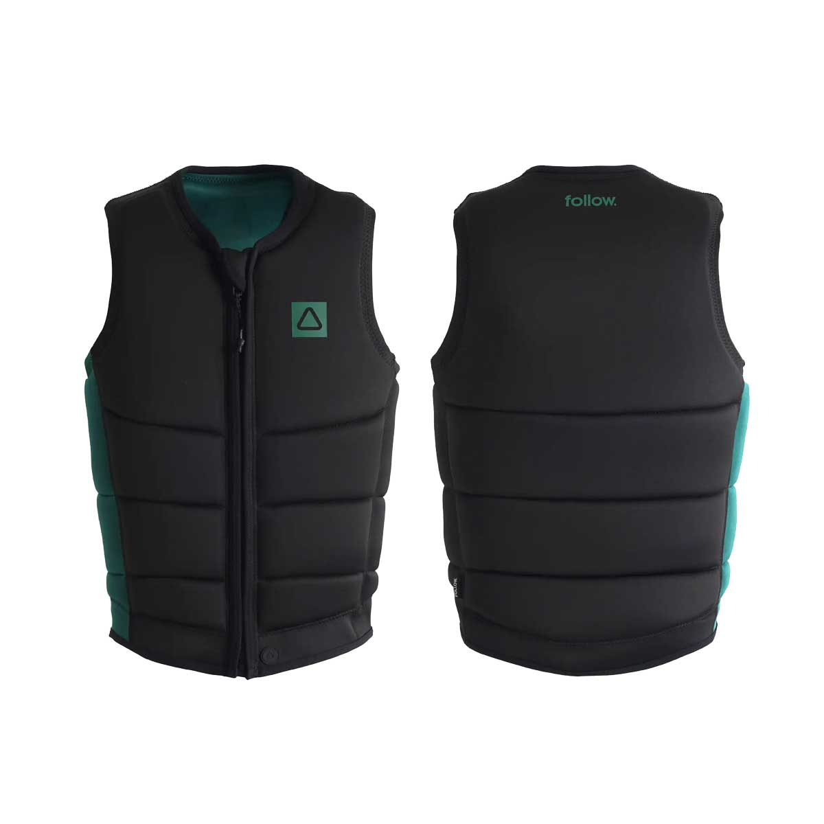 Follow Corp Impact Vest - Charcoal