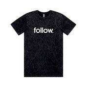 Follow Stone Corp Tee – Charcoal