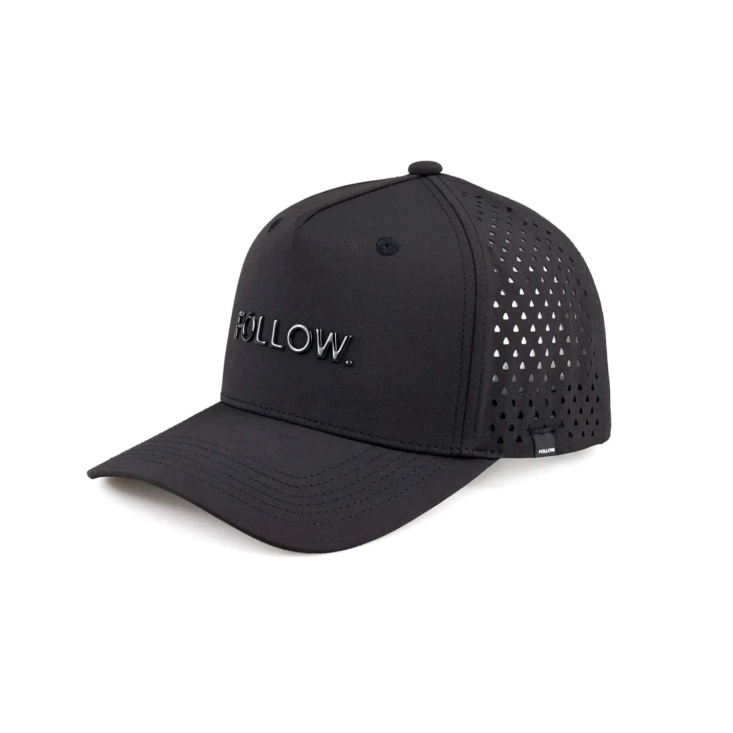 Follow Curved All Day Cap – Black