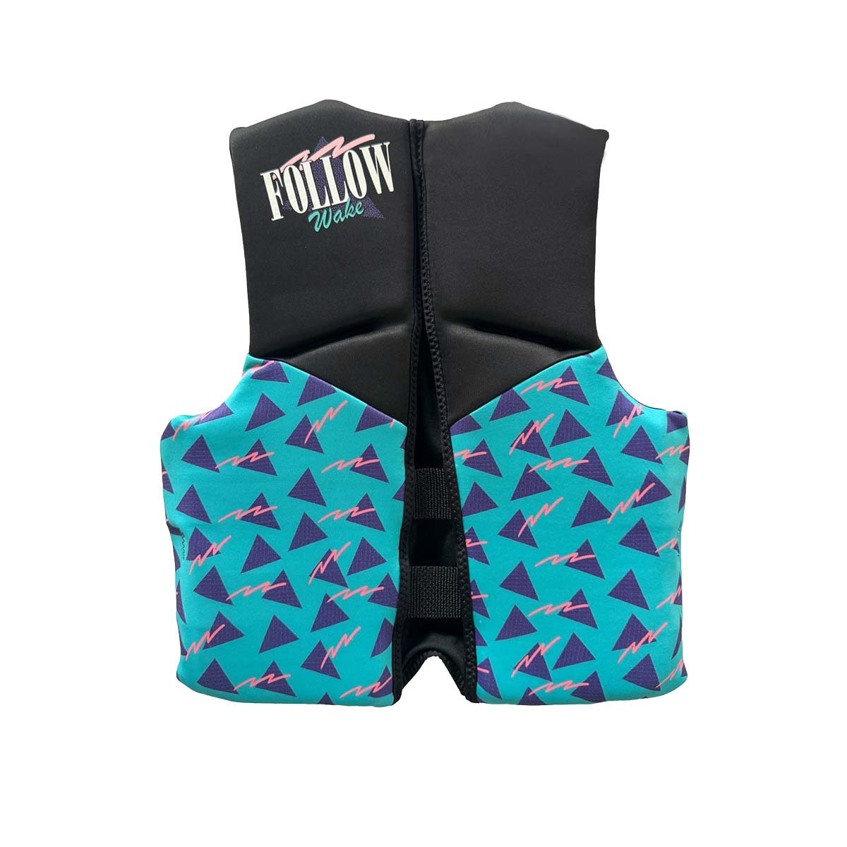 Follow Youth Grommy CGA 70N Life Vest – Black/Teal
