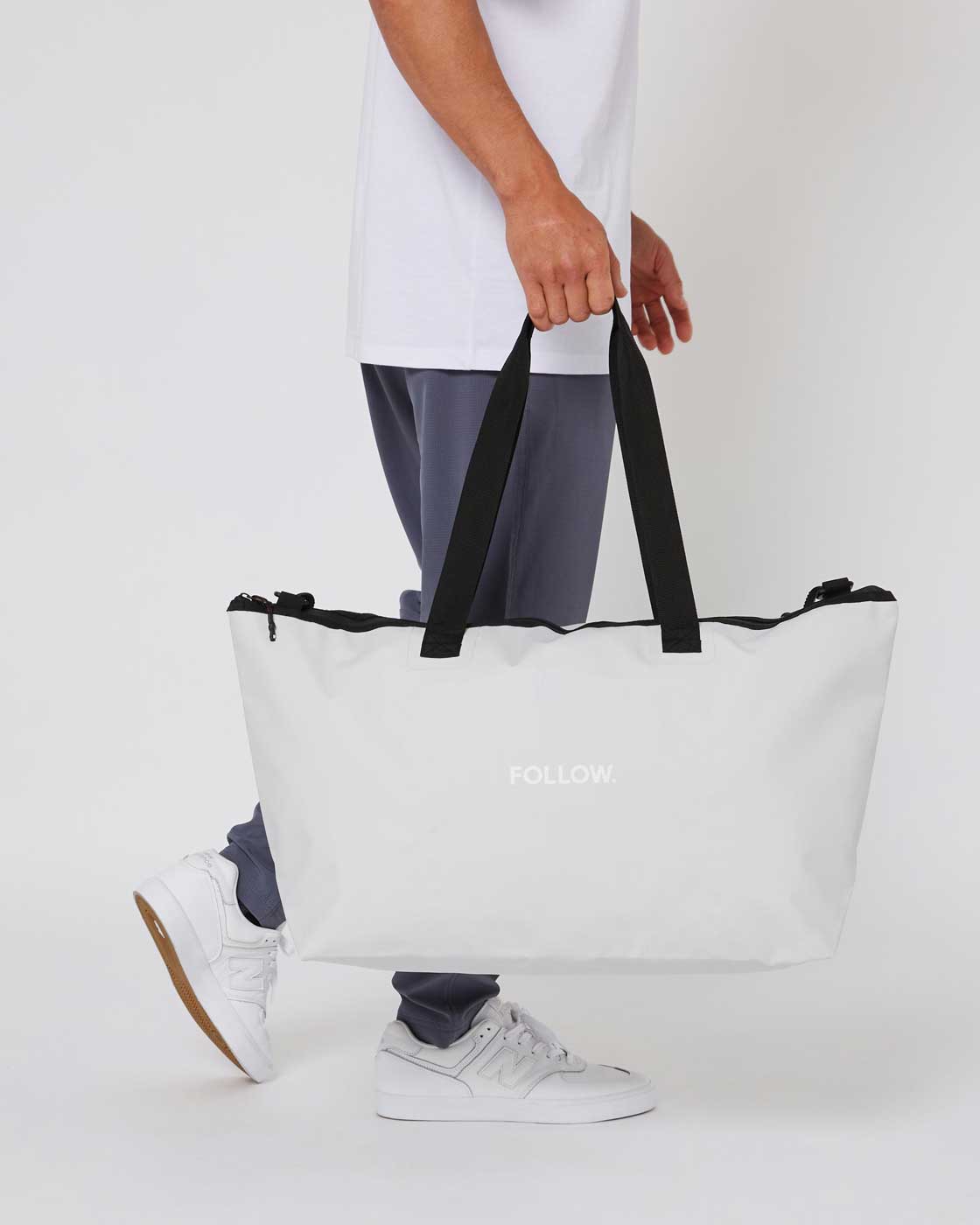 Follow Life Totte Bag 30L – Light Grey