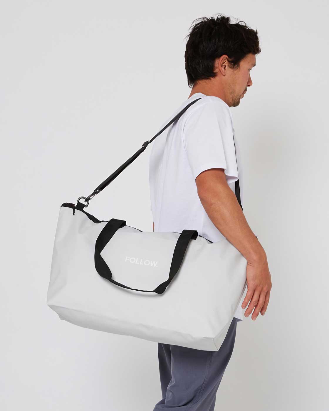 Follow Life Totte Bag 30L – Light Grey