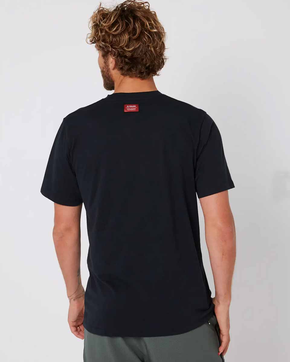 Follow Logo Tee – Black
