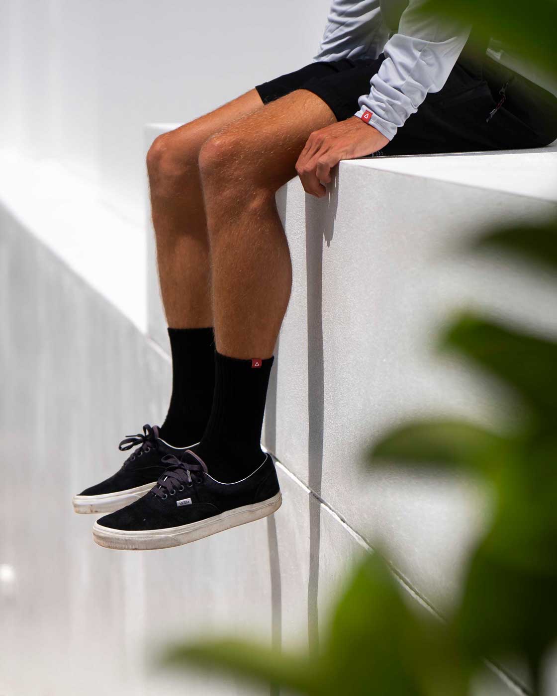 Follow All Day Socks – Black