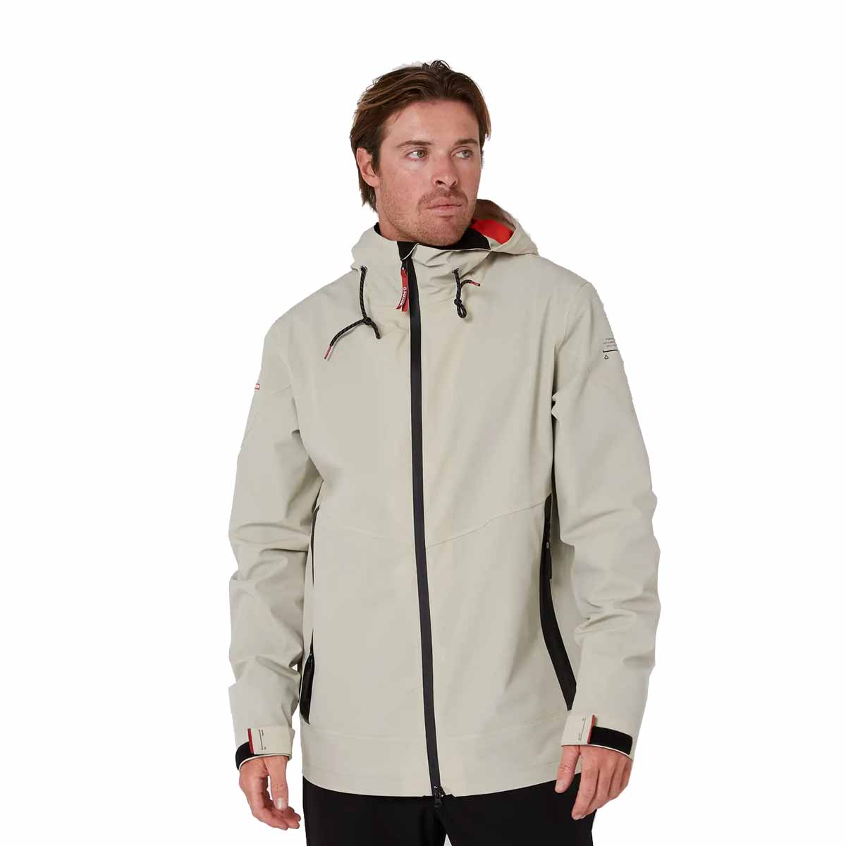 Follow Outer Spray Zip-Through Jacket - Bone