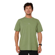 Follow Stitched Tee – Olive