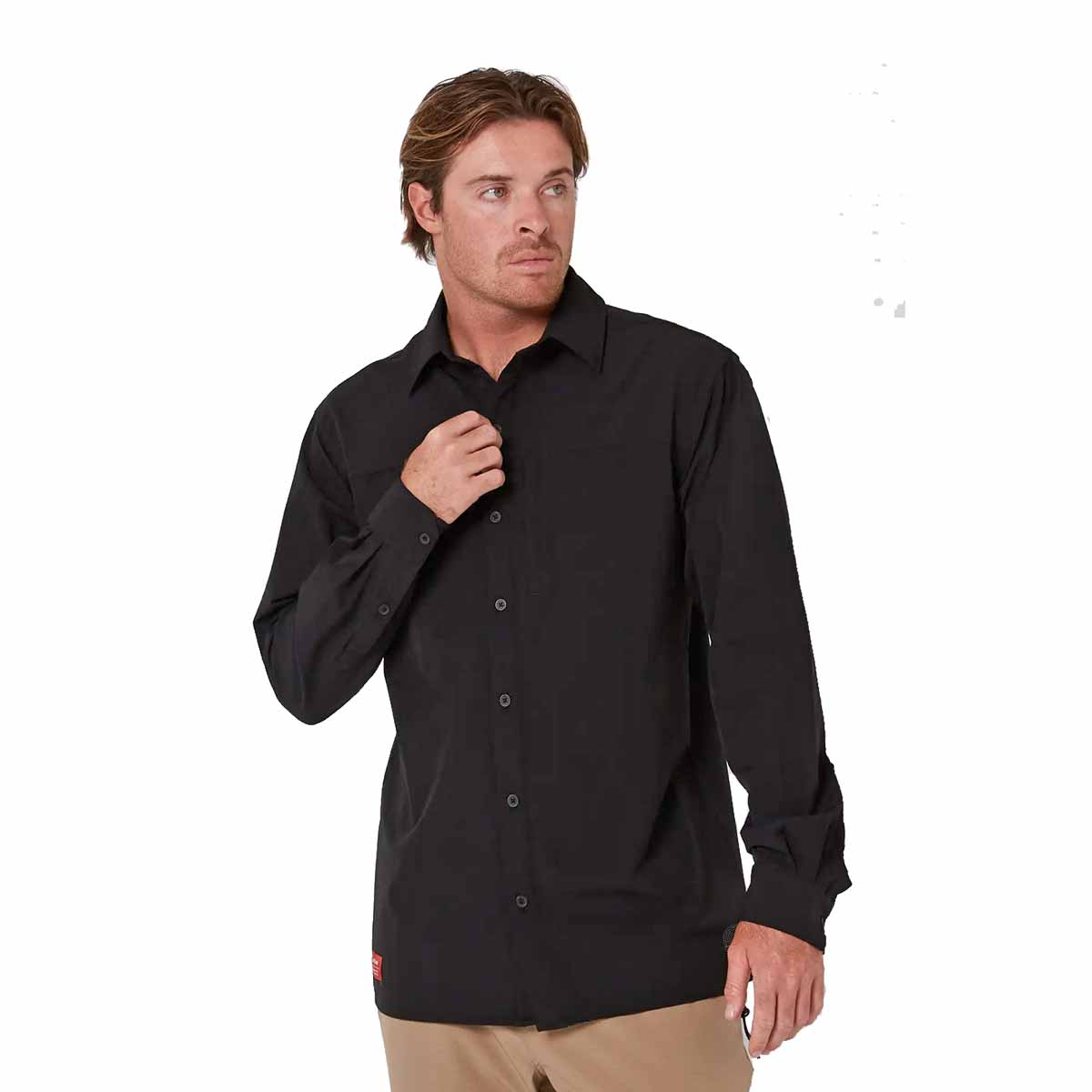Follow Sun Shirt L/S – Black