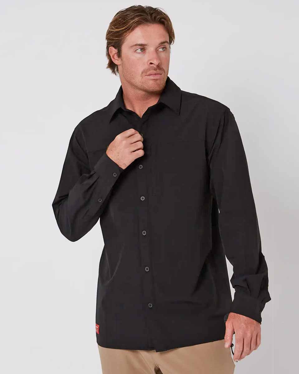 Follow Sun Shirt L/S – Black