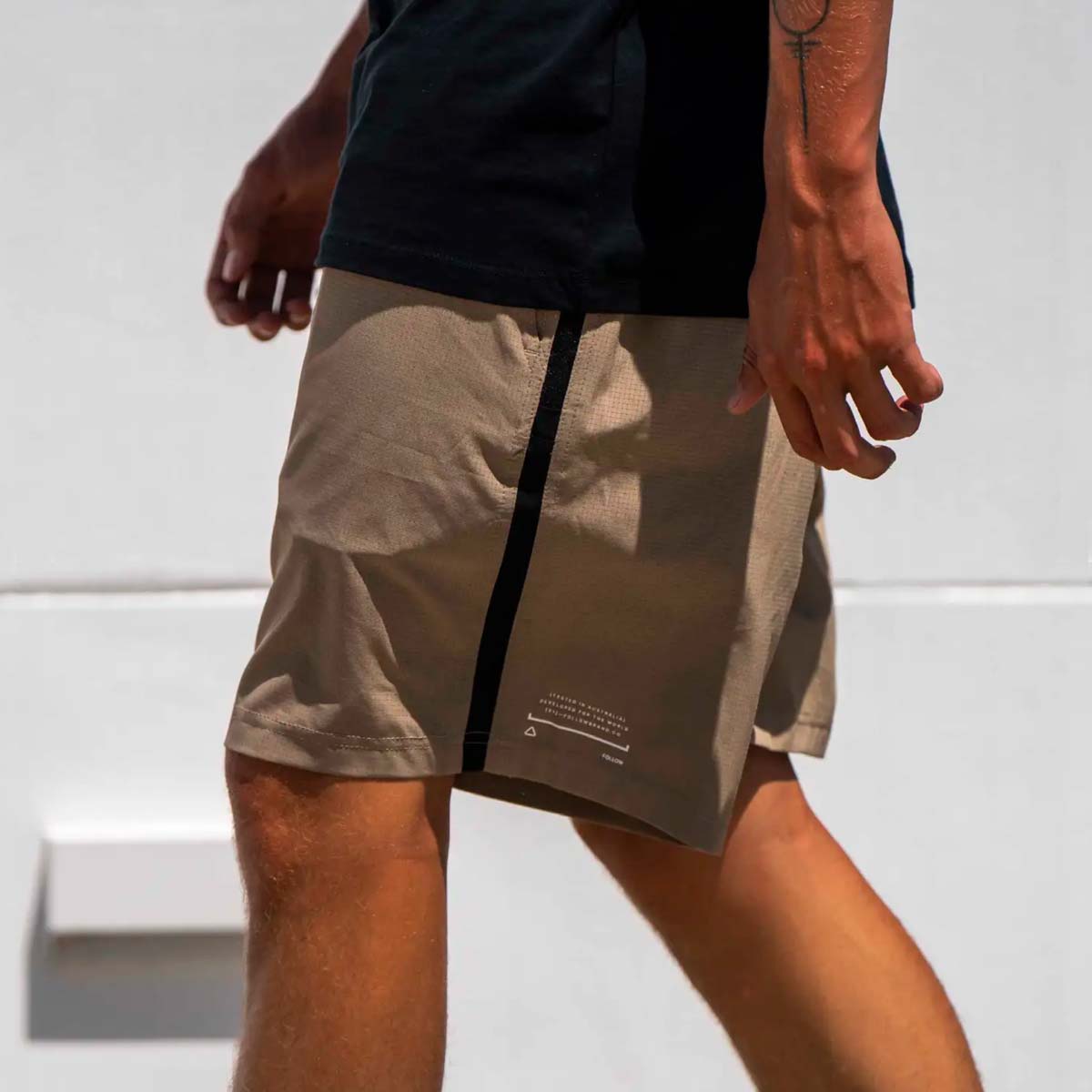 Follow Tech Shorts – Deep Taupe