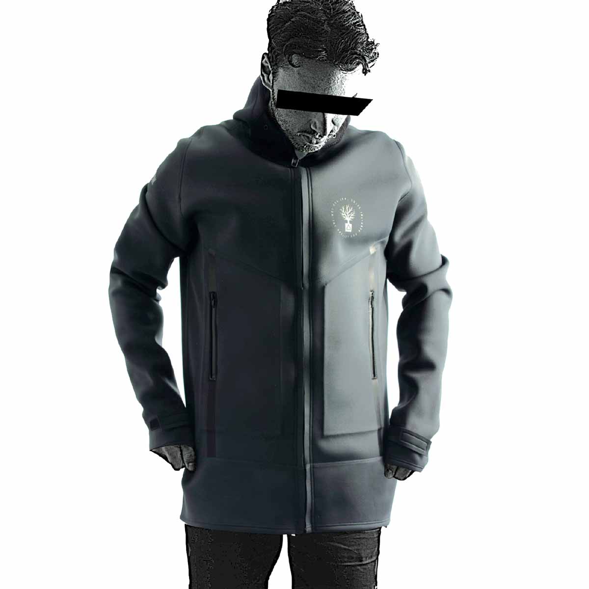 Follow Layer 3.1 2 Twelker Neo Hoodie Jacket - Charcoal
