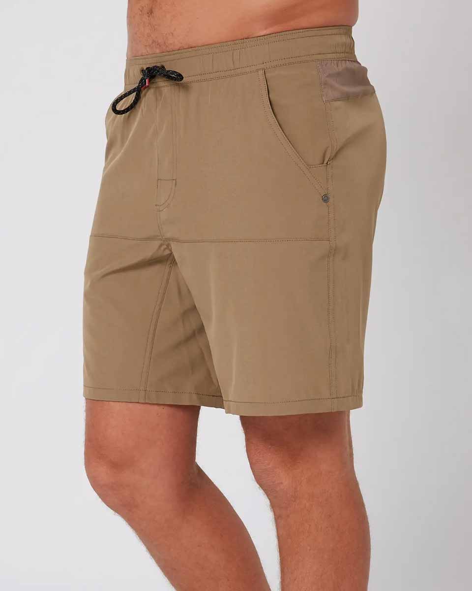 Follow All Day Shorts – Deep Taupe
