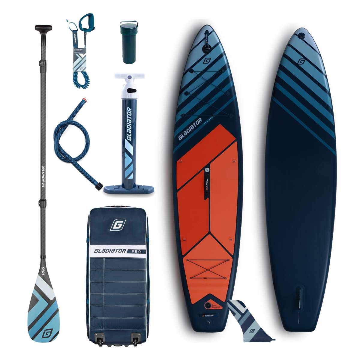 SUP Paddleboard Complete Gladiator PRO 11.4 – 300L