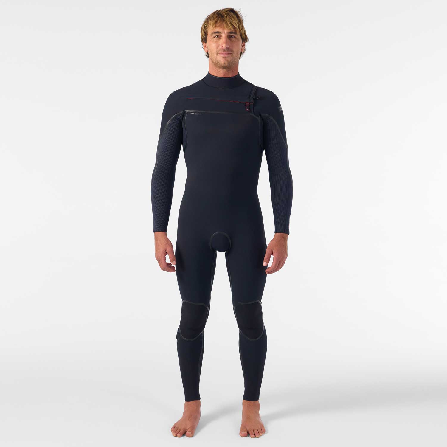 O'Neill Hyperfreak Fire 5/4+ mm Chest Zip Wetsuit – Black A00