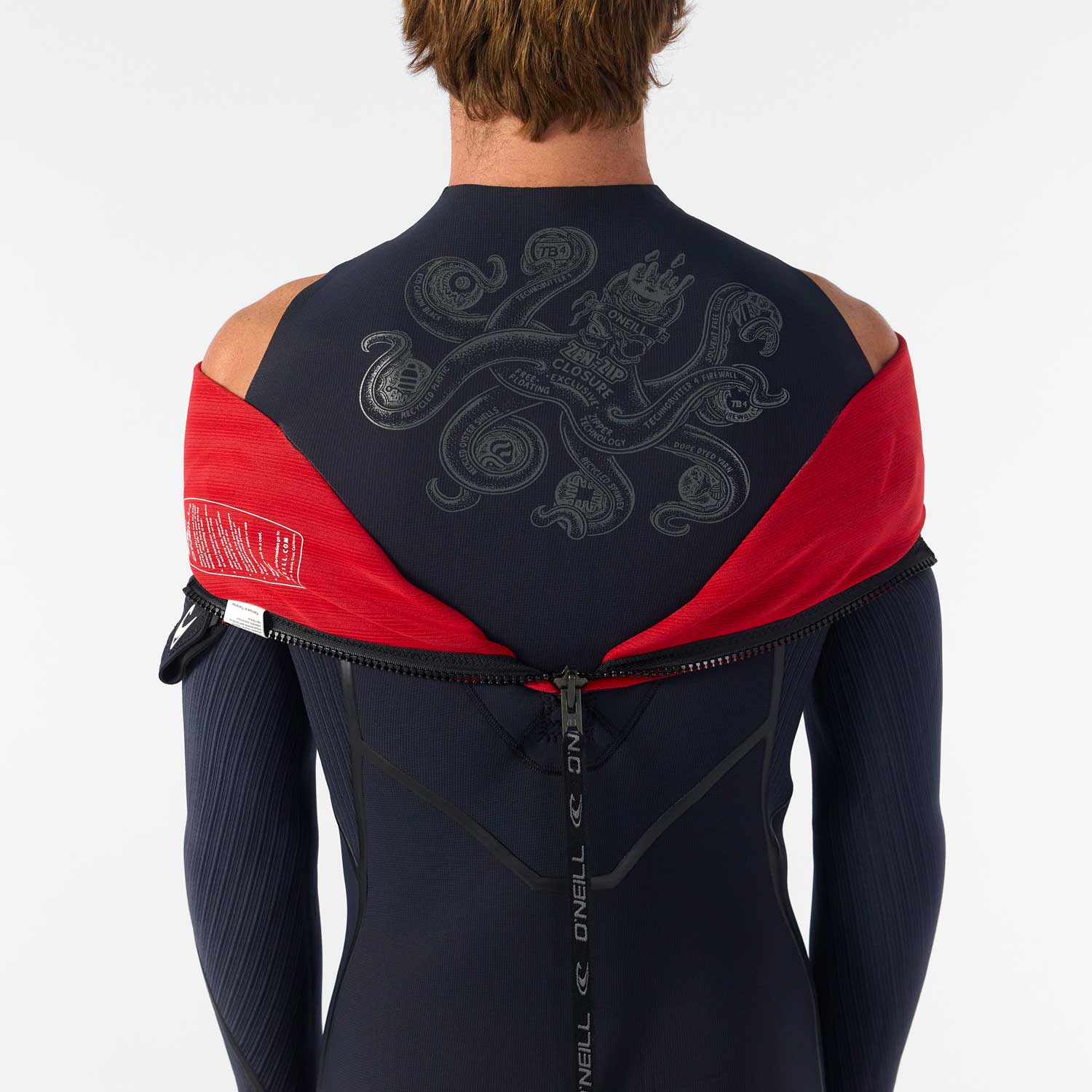O'Neill Hyperfreak Fire 5/4+ mm Back Zip Wetsuit – Black A00