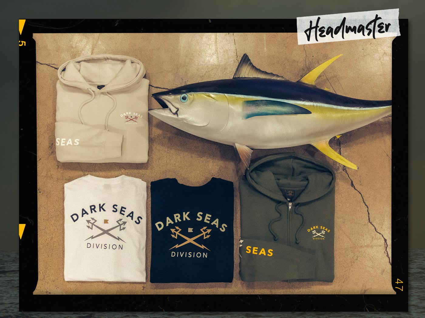 Dark Seas Headmaster Heavyweight Fleece – Black