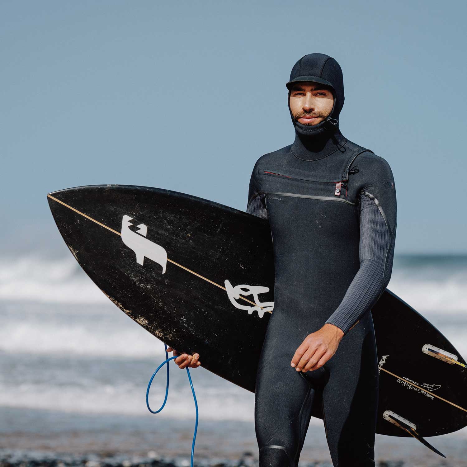 Wetsuit O'Neill Hyperfreak Fire 5/4+ mm Chest Zip w/Hood – Black A00
