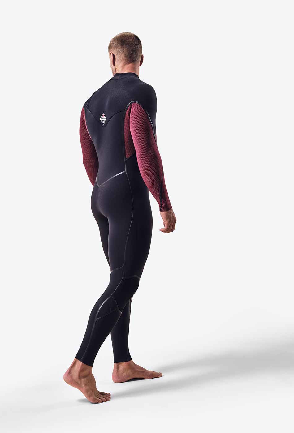Wetsuit O'Neill Hyperfreak Fire 5/4+ mm Chest Zip – Black A00