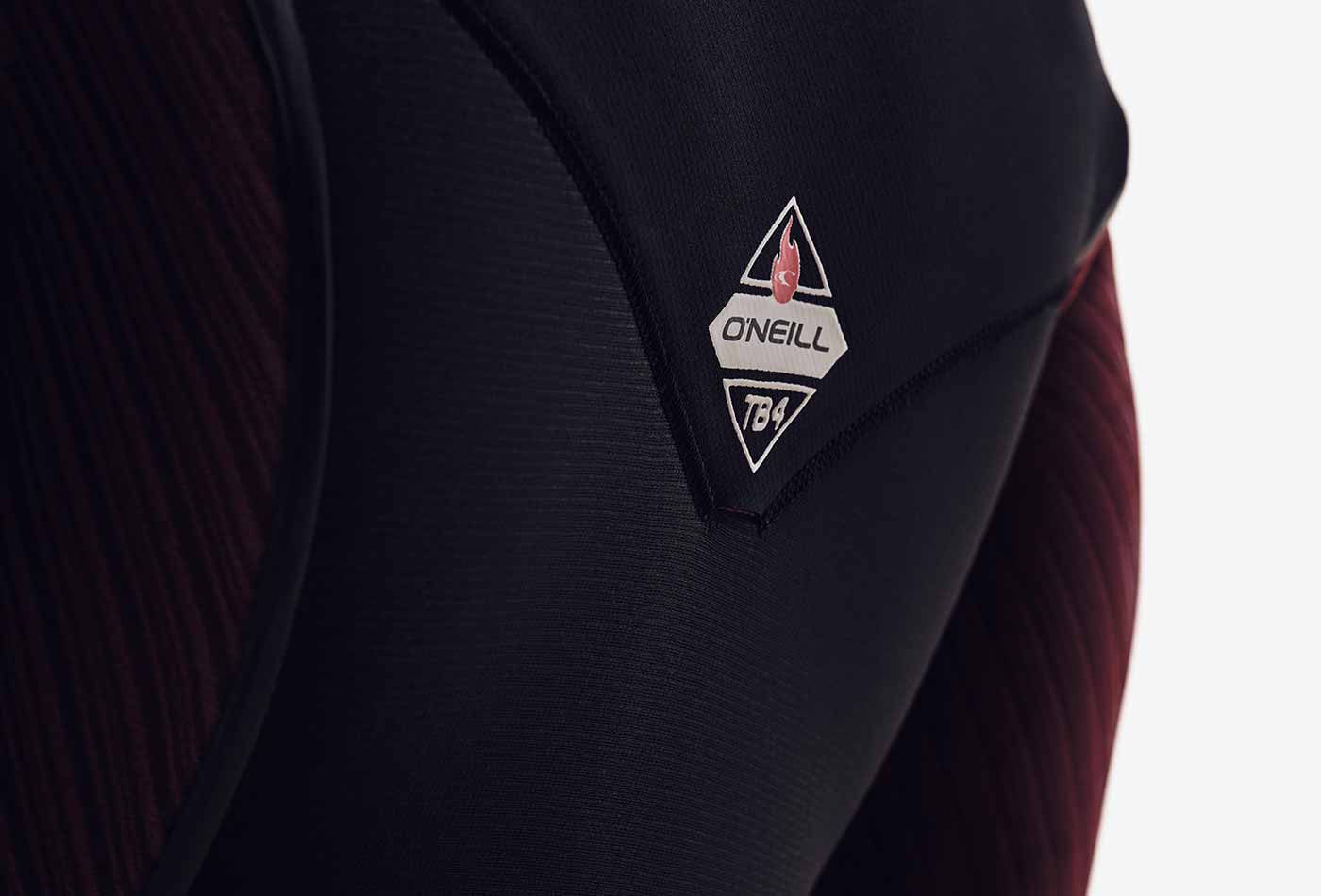 Wetsuit O'Neill Hyperfreak Fire 5/4+ mm Chest Zip – Dark Red F96