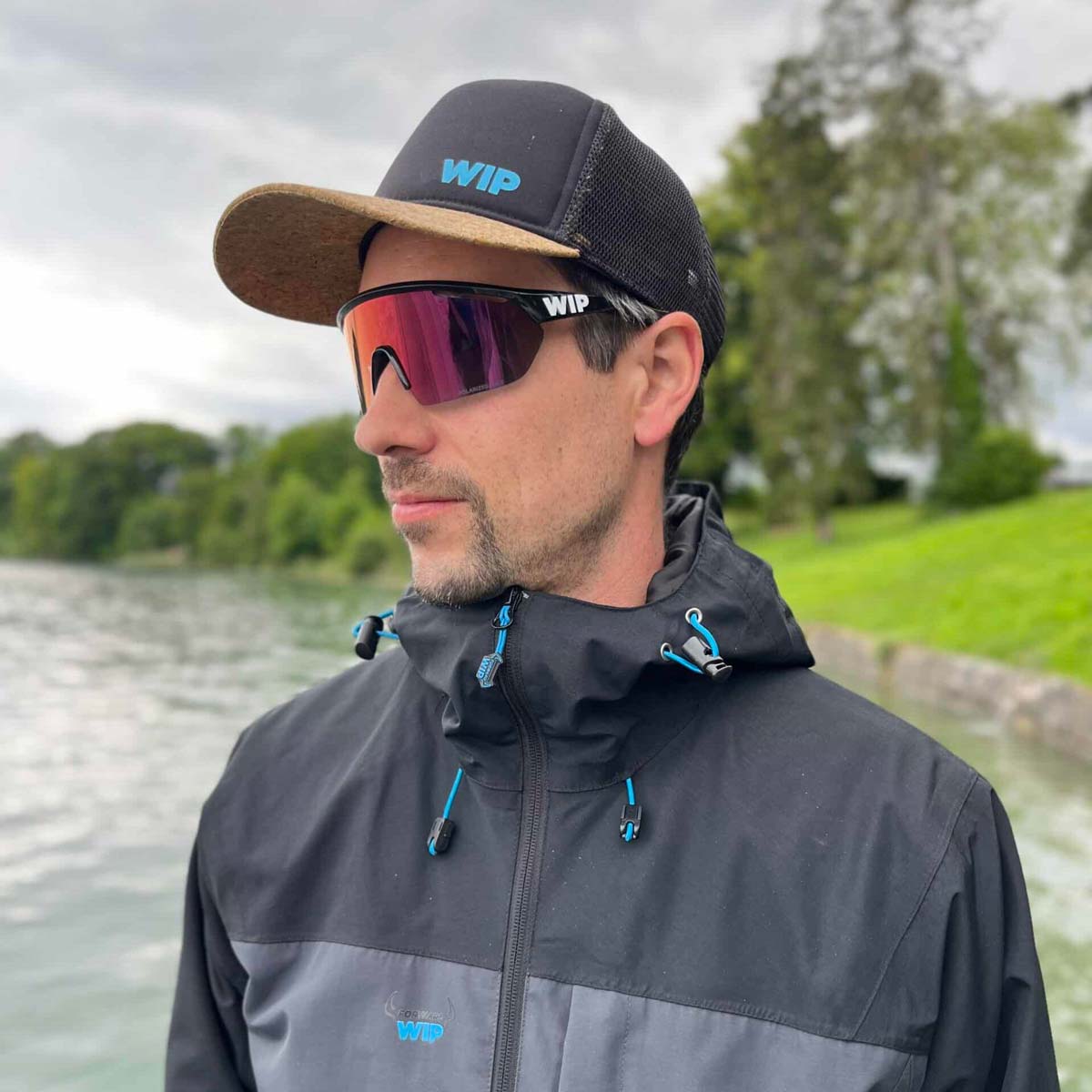 Forward-WIP Gust Aero 2.0 Polarized Sunglases – Mat Black Silver