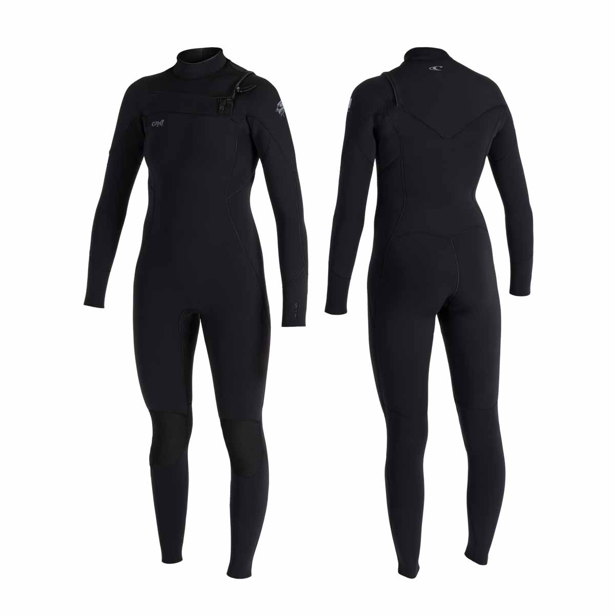 O'Neill WMS Epic Chest Zip Full 5/4 mm Wetsuit – Black A05