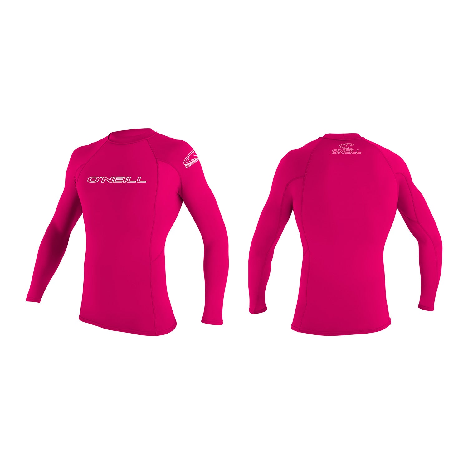 O'Neill Youth Basic Skins LS Rash Guard – Watermelon