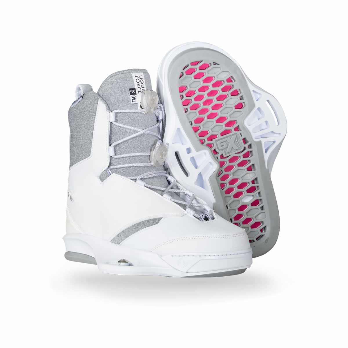 Liquid Force Tao 6X Wakeboard Boots – White