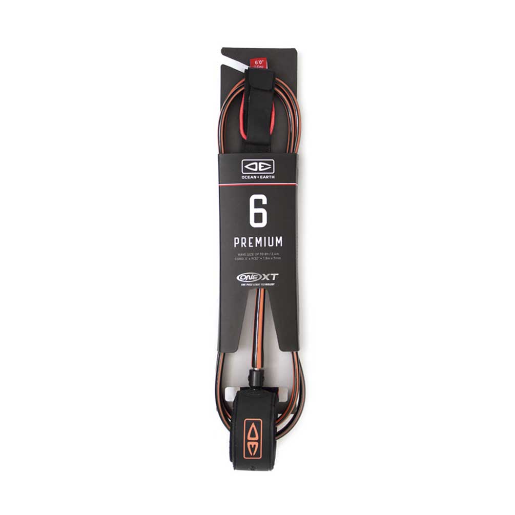 Ocean & Earth Premium One-XT 6ft Leash – Coral