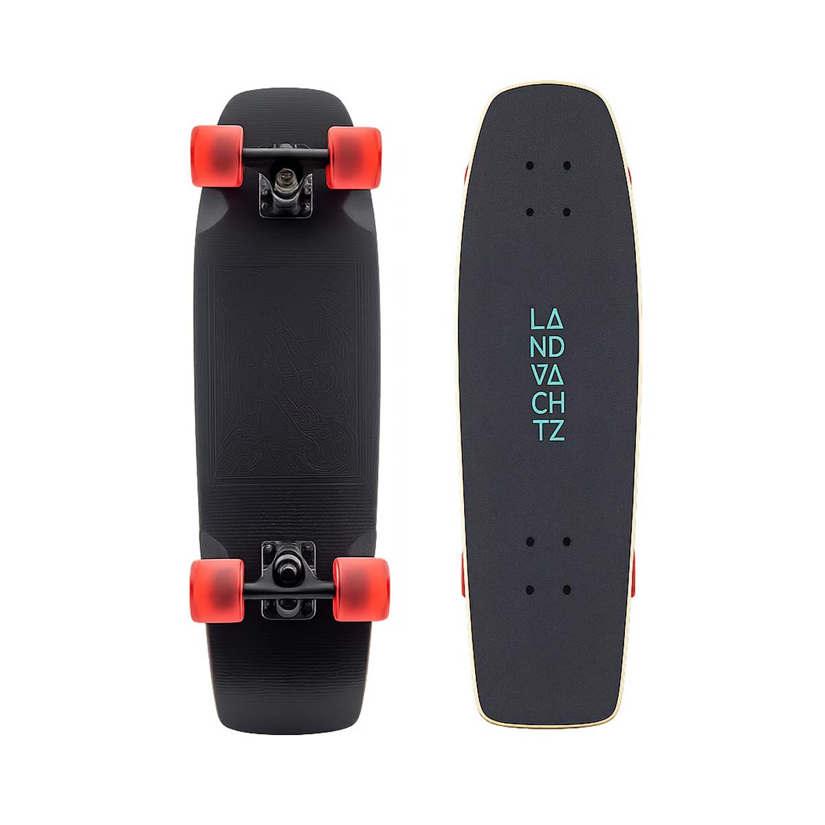 Landyachtz Dinghy 28.5" Coffin Stealth Card Cruiser Skateboard - 73 cm